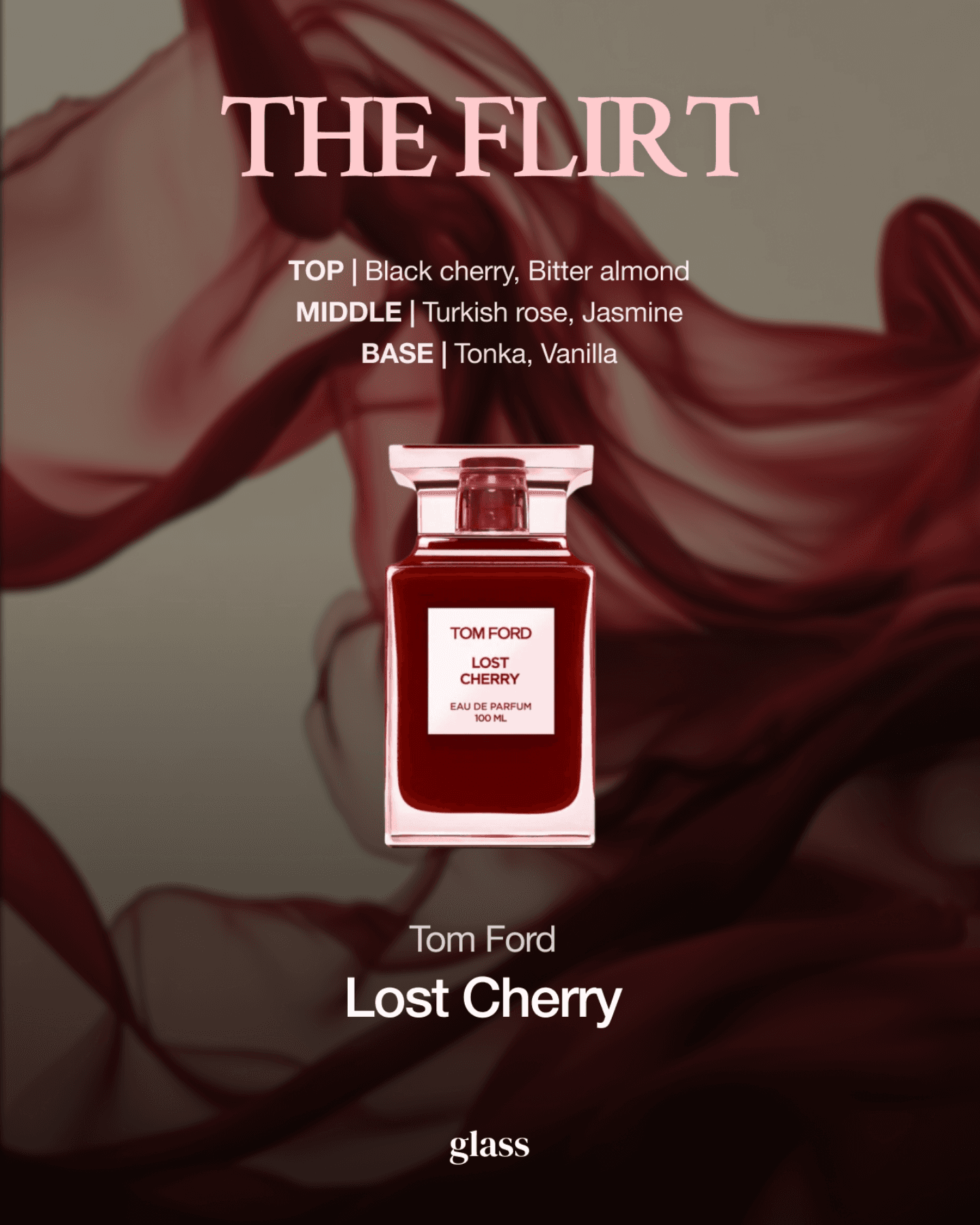 Tom Ford Lost Cherry, The Flirt among the best fall perfumes for women