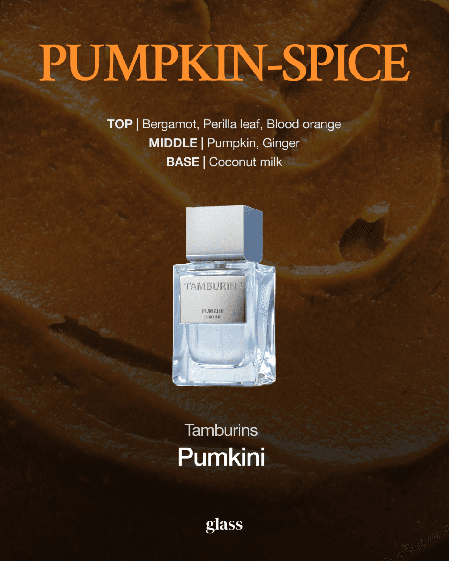 Tamburins Pumkini, the Korean pumpkin pick among the best fall perfumes for women