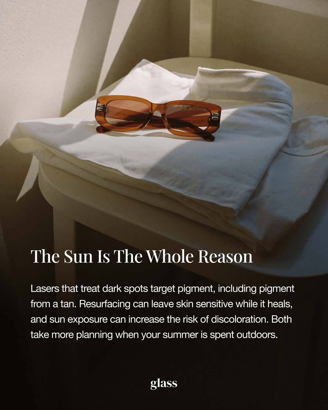 Why sun exposure matters for laser treatment — pigment, tans, and healing skin