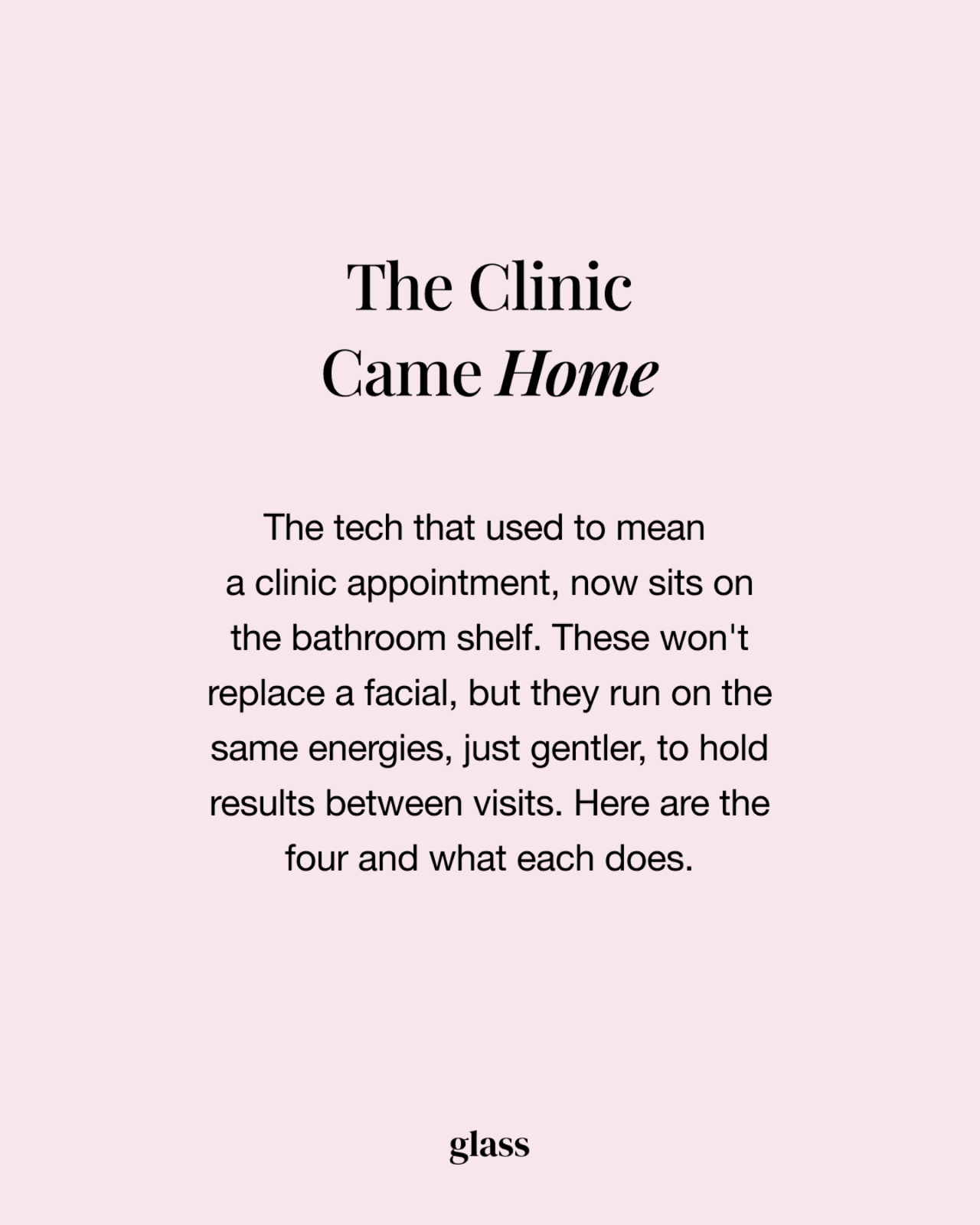 Korean beauty devices explained — the clinic came home, four energies that hold results between visits