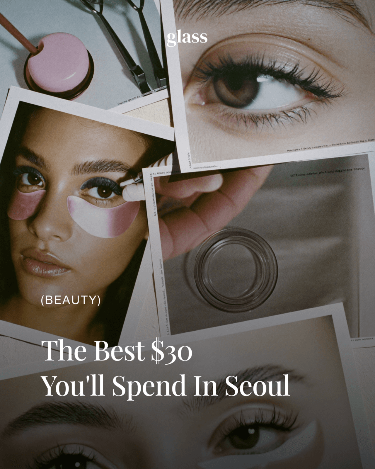The Korean lash lift in Seoul - a close-up of lifted natural lashes, the best $30 on a Seoul trip