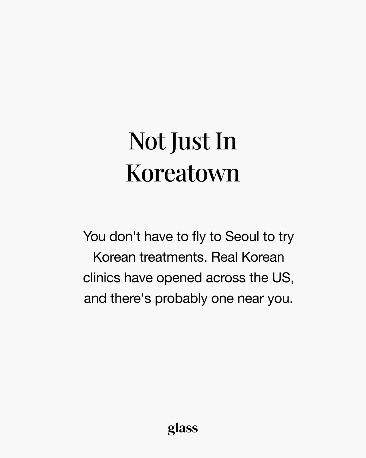 Korean medspas now operate beyond Koreatown, with clinics in New York, California, Colorado, and the Hamptons