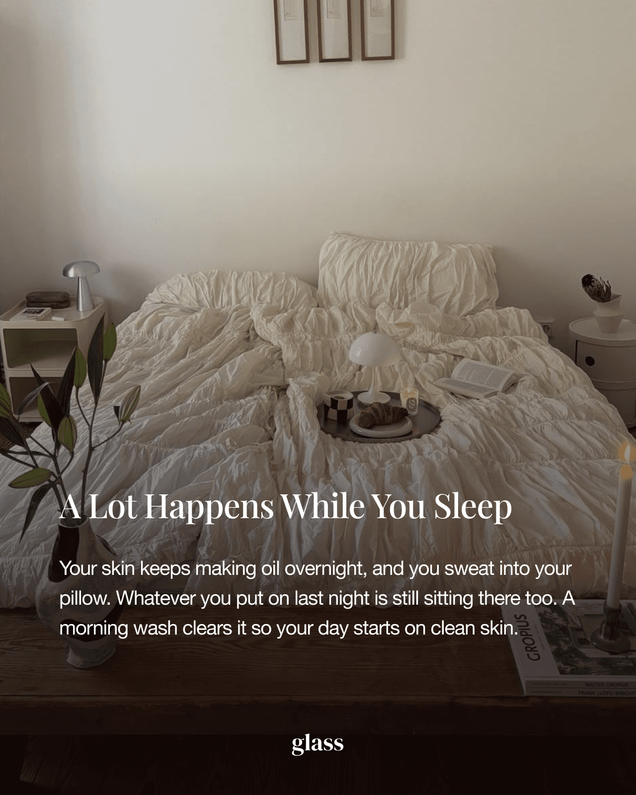 What happens to your skin overnight while you sleep: oil, sweat and leftover skincare