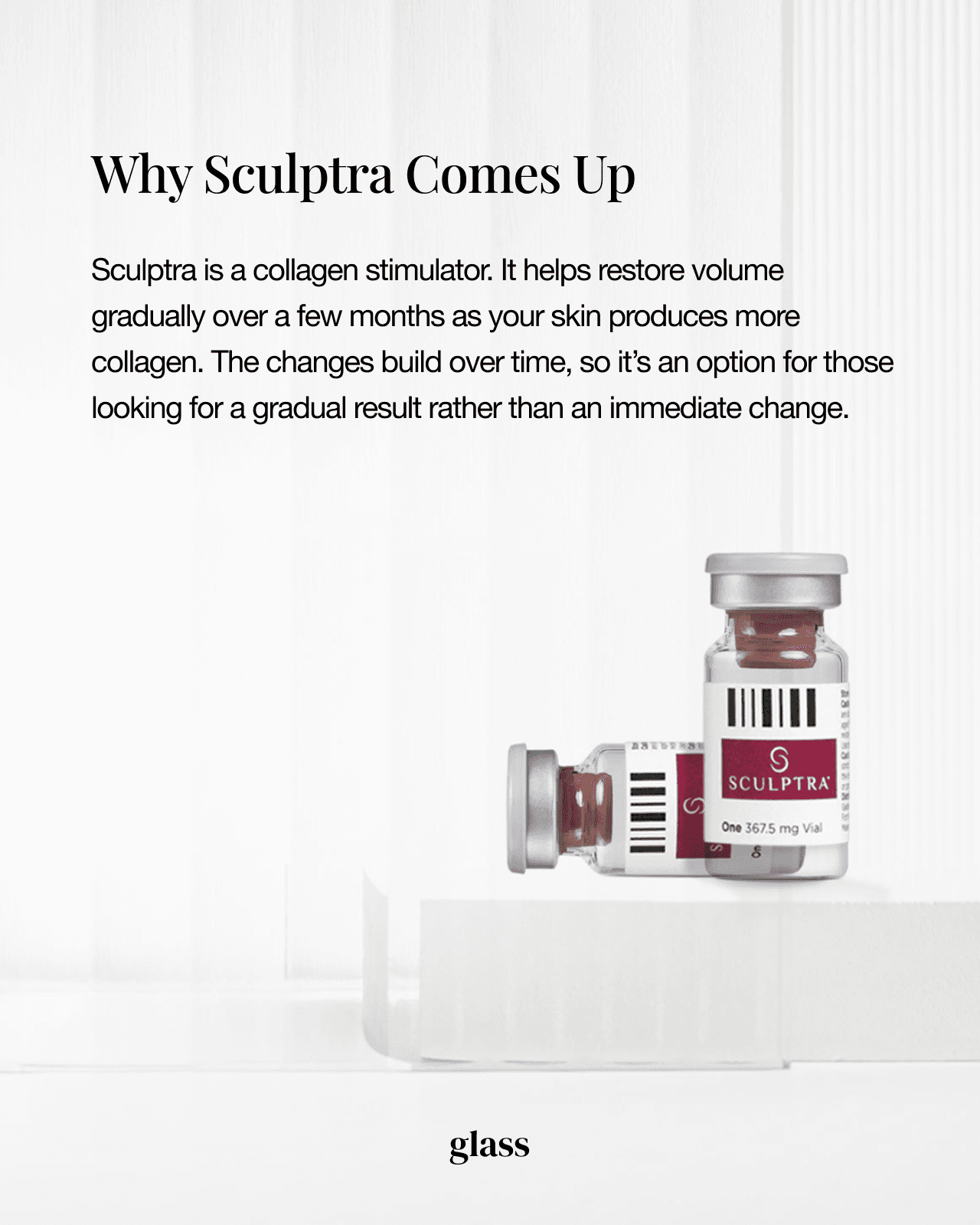 Sculptra collagen stimulator restoring volume gradually for Ozempic face