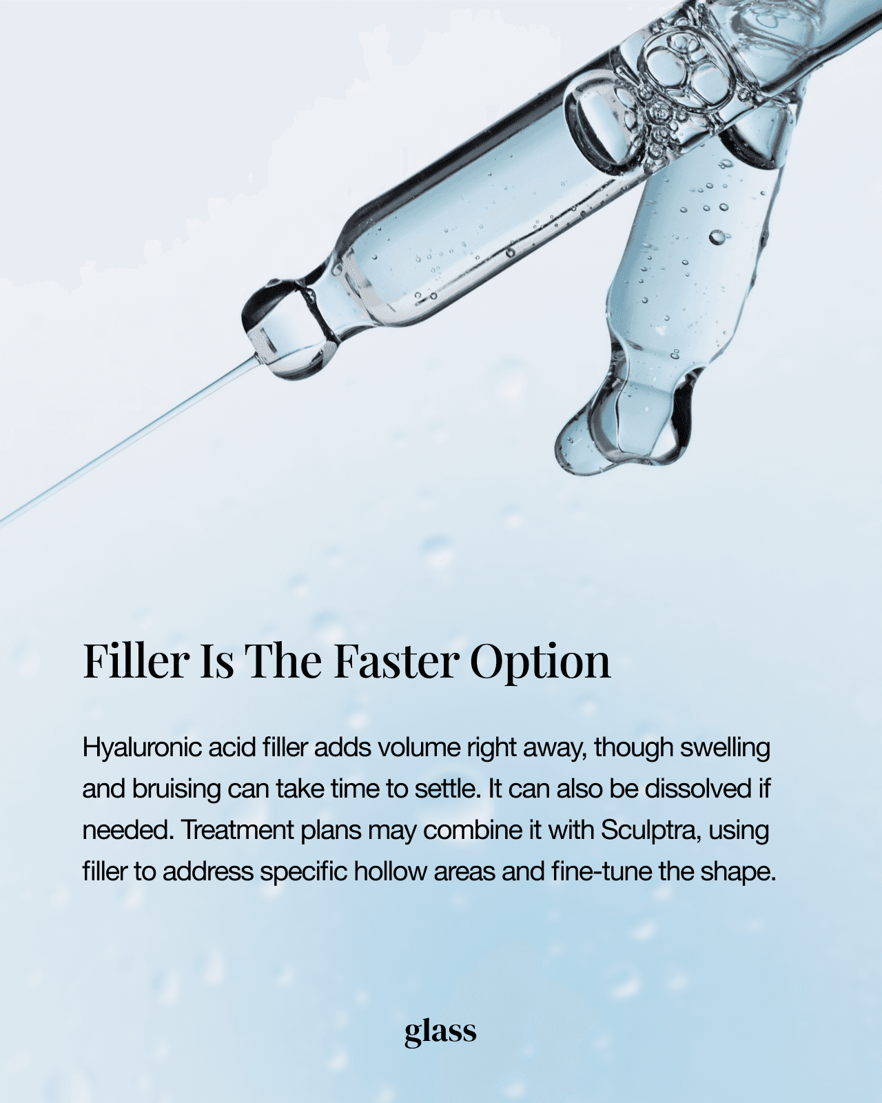 Hyaluronic acid filler as the faster Ozempic face treatment for hollow cheeks