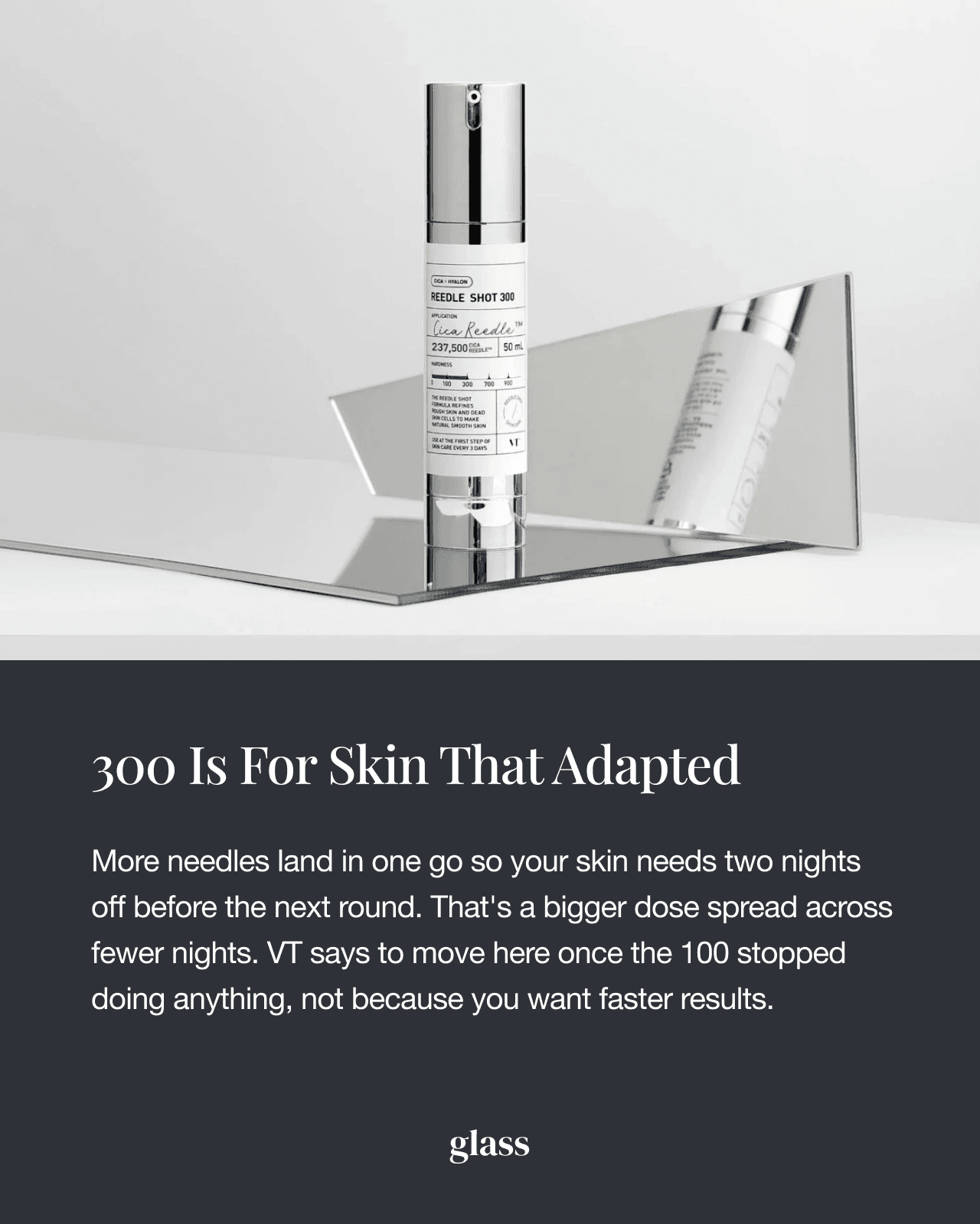 Reedle Shot 300 — VT's every-three-days spicule serum for skin that has adapted to the 100