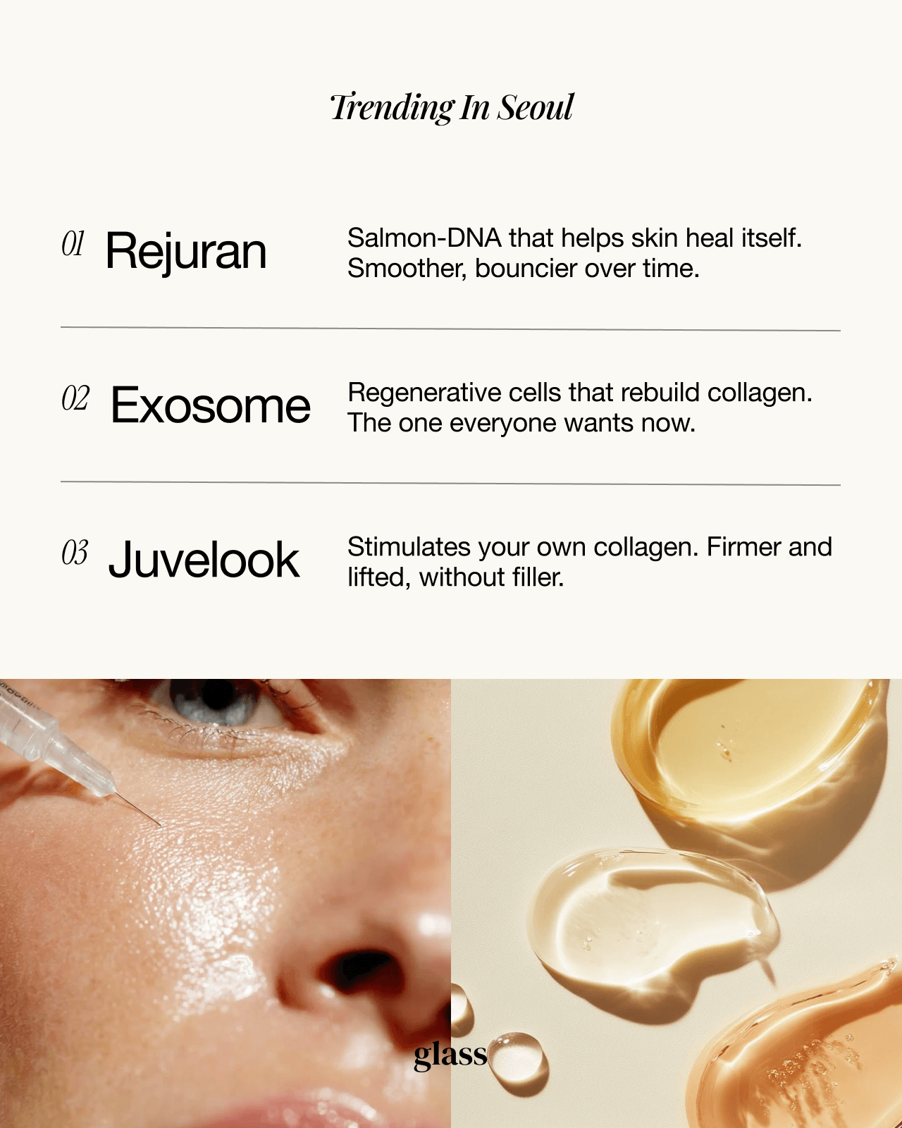 Trending treatments in Seoul: Rejuran, Exosome, and Juvelook